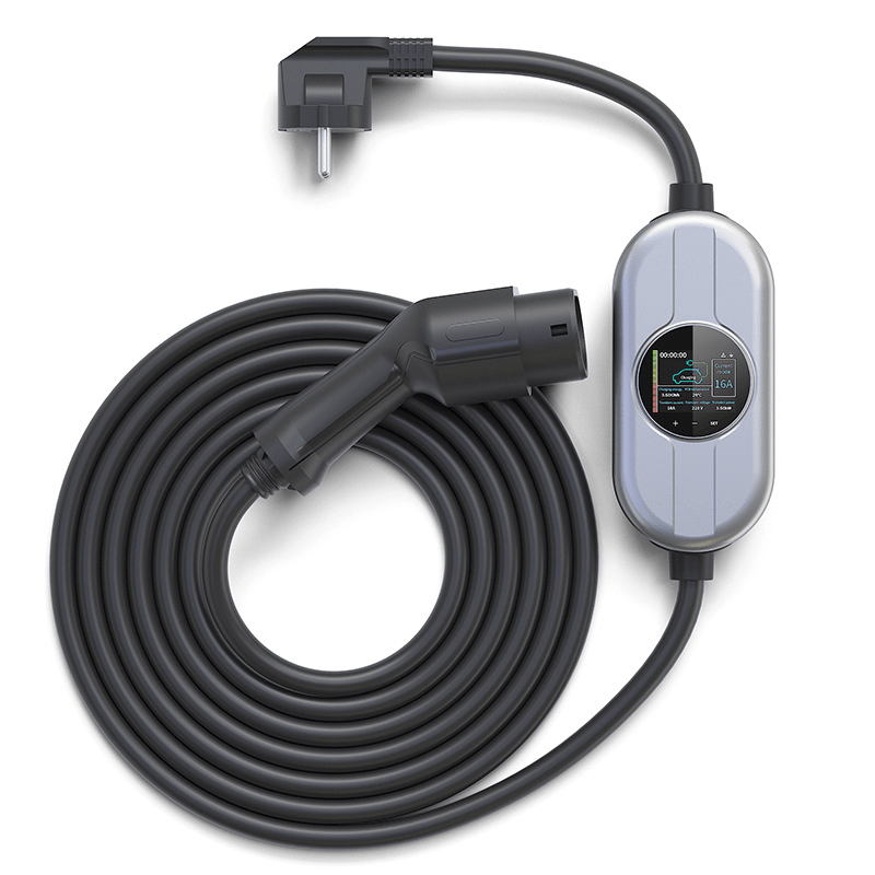 CEED Portable EV Fast Safe Charger Holder Grey Mobile Charging